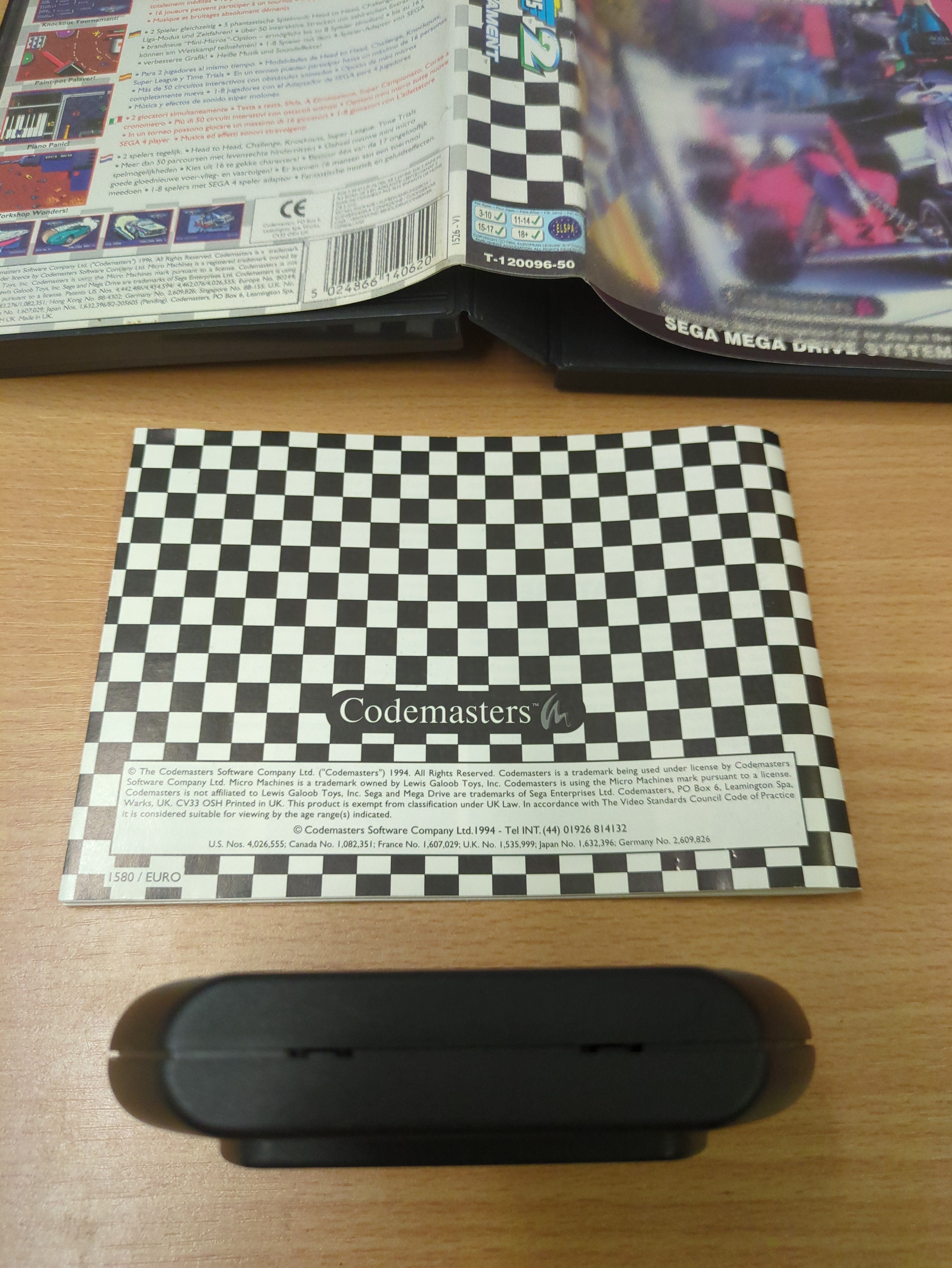 Micro Machines 2: Turbo Tournament Sega Mega Drive game Micro Machines 2: Turbo Tournament Sega Mega Drive game